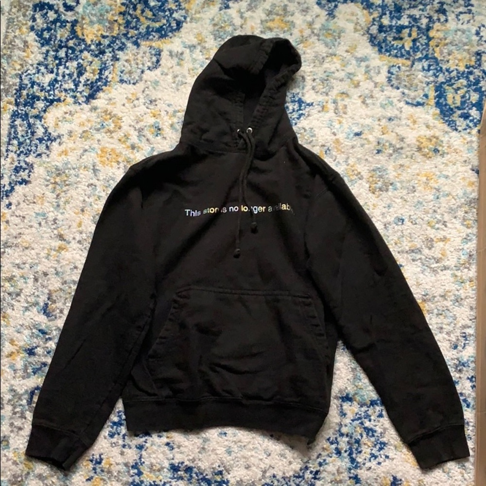 Screen-printed hoodie